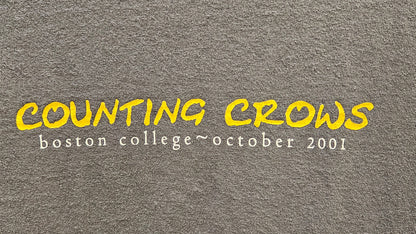 COUNTING CROWS BOSTON COLLEGE OCT. 2001-FISH LOGO W/POEM from Bruce Jones’s collection — photograph 282