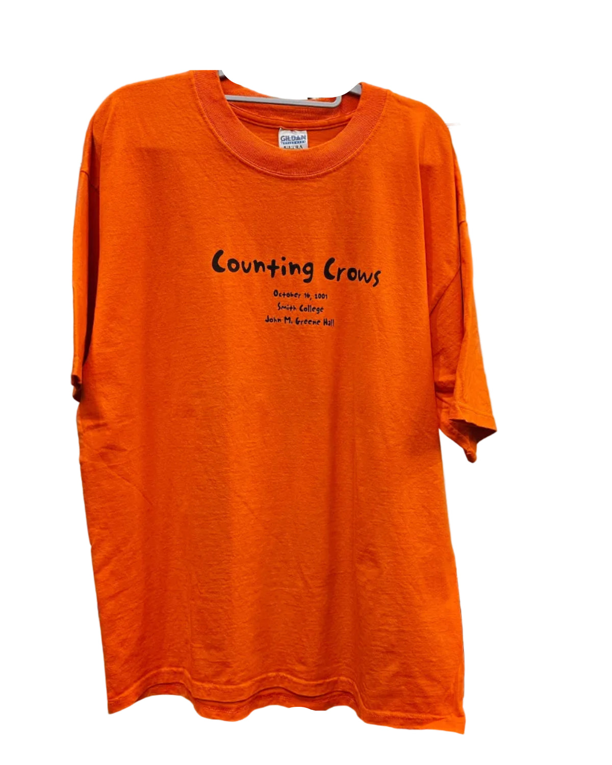 COUNTING CROWS ORANGE OCTOBER 16 2001 SMITH COLLEGE - SECURITY ON BACK from Bruce Jones’s collection — photograph 272