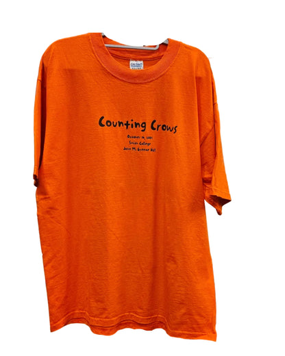 COUNTING CROWS ORANGE OCTOBER 16 2001 SMITH COLLEGE - SECURITY ON BACK from Bruce Jones’s collection — photograph 272