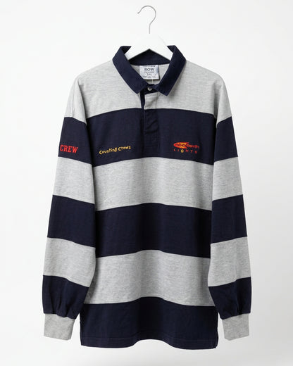 COUNTING CROWS RUGBY STYLE NEG EARTH LIGHTS CREW ON SLEEVE (BLK/GRY W/NAVY COLLAR) from Bruce Jones’s collection — photograph 257