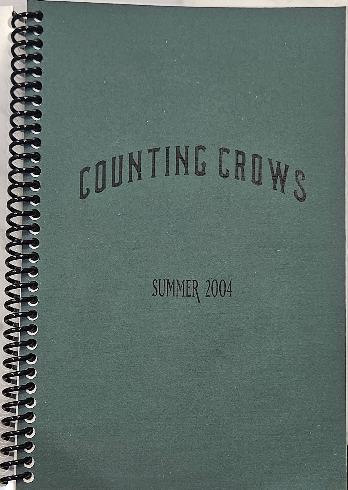 Counting Crows Summer Tour 2004 Itinerary  from Bruce Jones’s collection — photograph 297