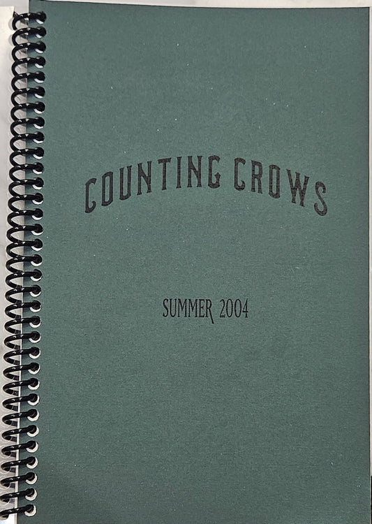 Counting Crows Summer Tour 2004 Itinerary  from Bruce Jones’s collection — photograph 297