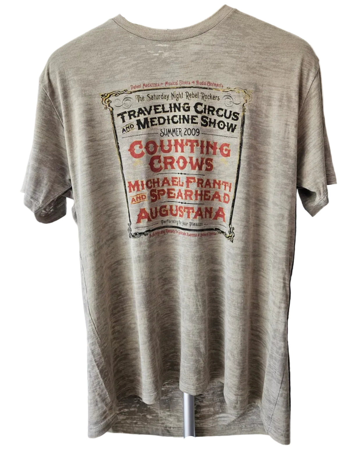 COUNTING CROWS TEE TRAVELING CIRCUS &MEDICINE SHOW 2009 from Bruce Jones’s collection — photograph 203