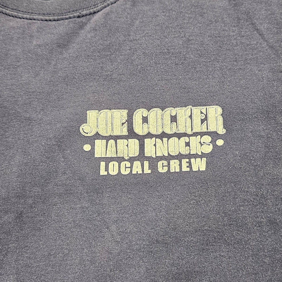 Joe Cocker -Hard Knocks- Local Crew- Shirt from Bruce Jones’s collection — photograph 150