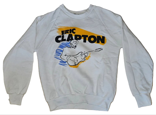 Eric Clapton EC World Tour 1992 Illustrated Sweatshirt | Mike Ponczek's Closet
