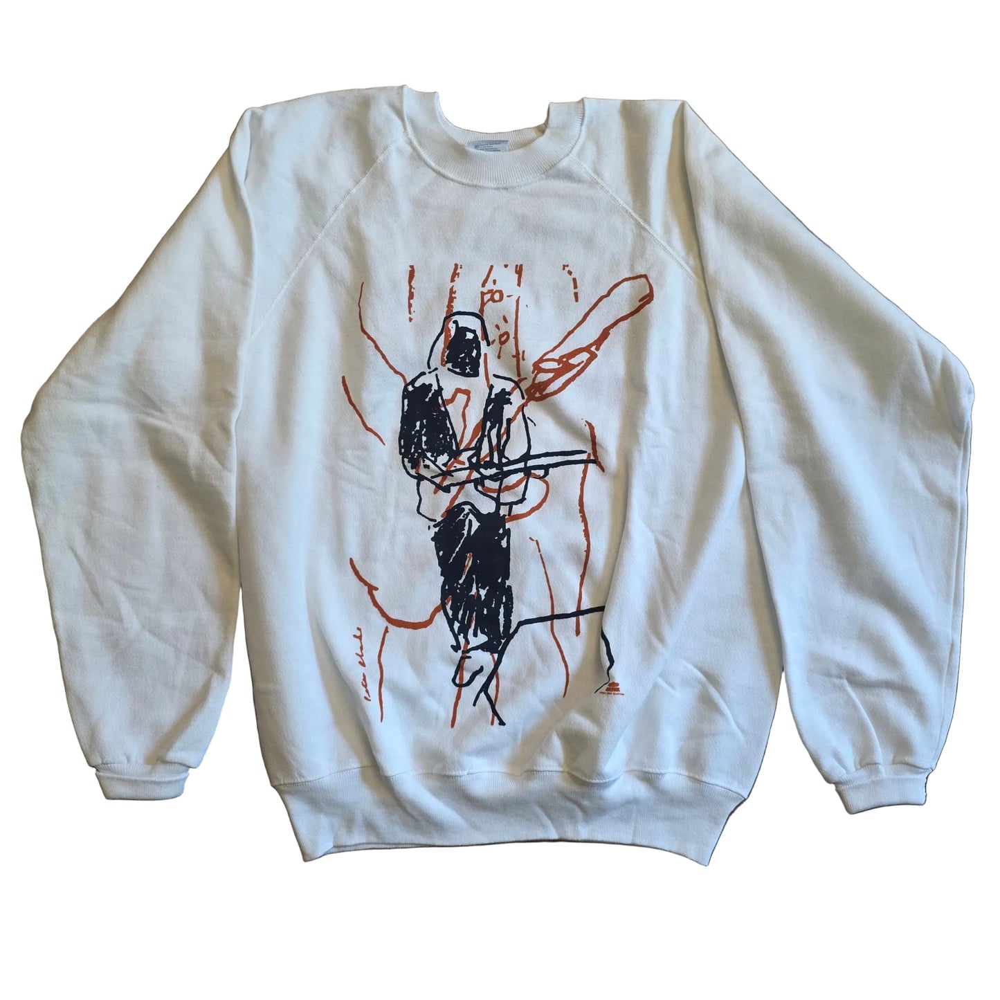 Eric Clapton EC World Tour 1992 Illustrated Sweatshirt | Mike Ponczek's Closet