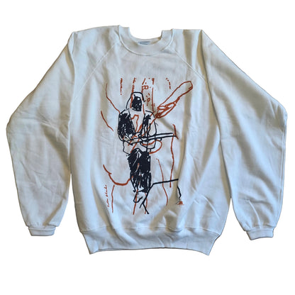 Eric Clapton EC World Tour 1992 Illustrated Sweatshirt | Mike Ponczek's Closet