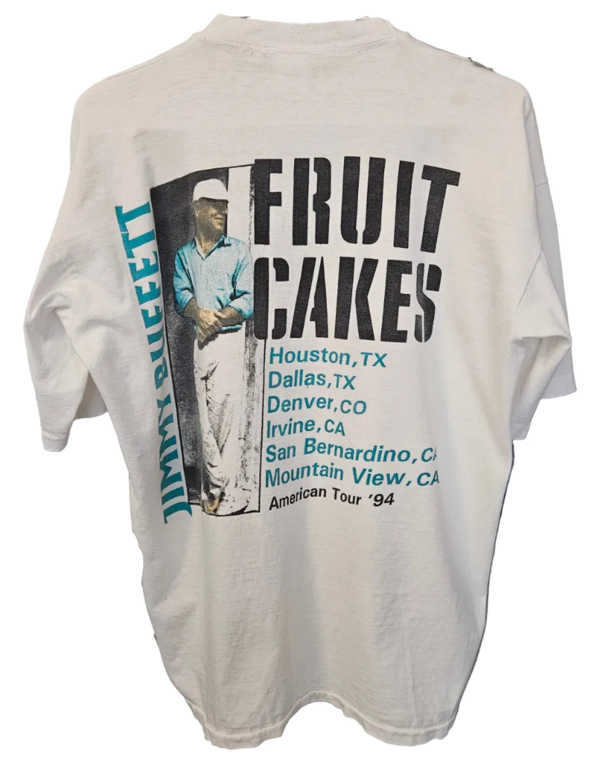 Jimmy Buffett “Fruit Cake” Vintage T-Shirt — additional original photo / condition detail