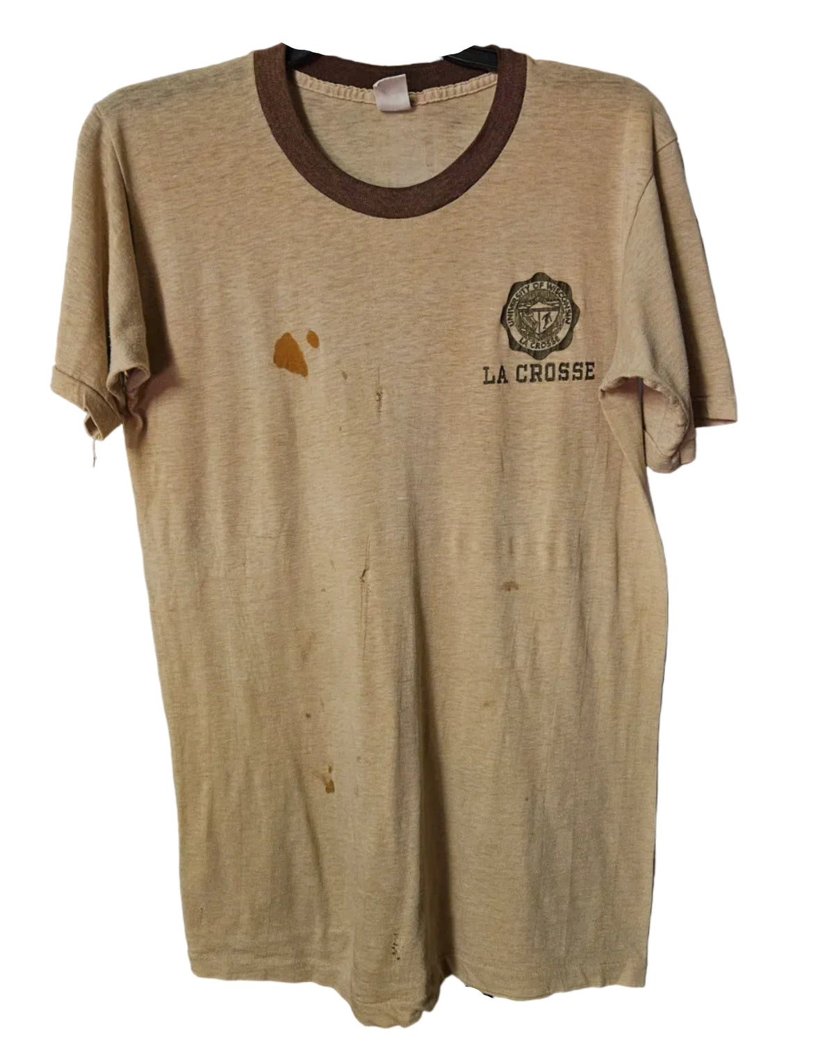 Lacross Wis. Univ. Vintage T-Shirt — additional original photo / condition detail
