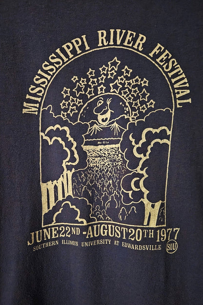 Mississippi River Festival Blue Shirt (6/22–8/20/1977) — additional original photo / condition detail