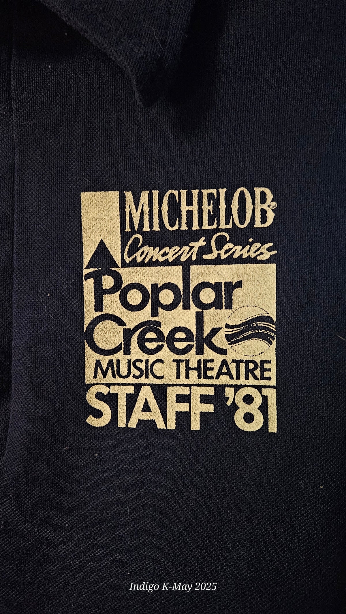 Poplar Creek Staff Polo (Michelob Presents) (1981) — additional original photo / condition detail
