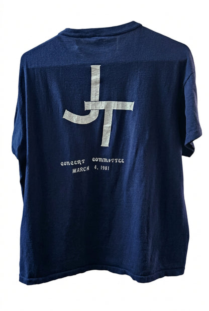 James Taylor “SSC Concerts” (3/4/81) Vintage T-Shirt — original shirt photo