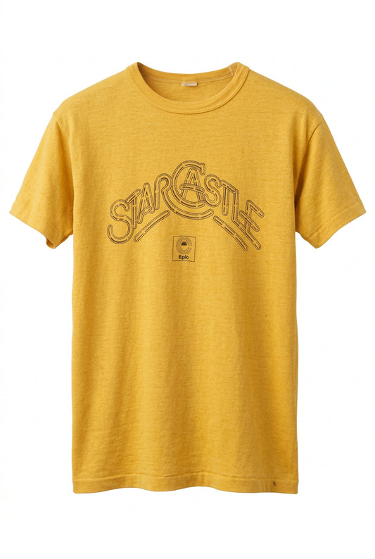 Starcastle / Epic Records Yellow Vintage T-Shirt — original collection photo