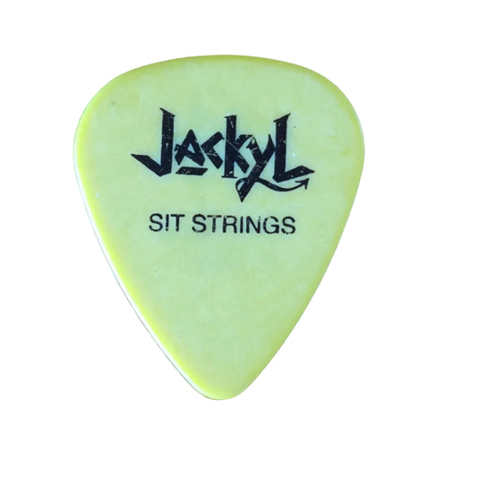 Jackyl Yellow Guitar Pick — "Push Comes to Shove" Tom Cole Signature
