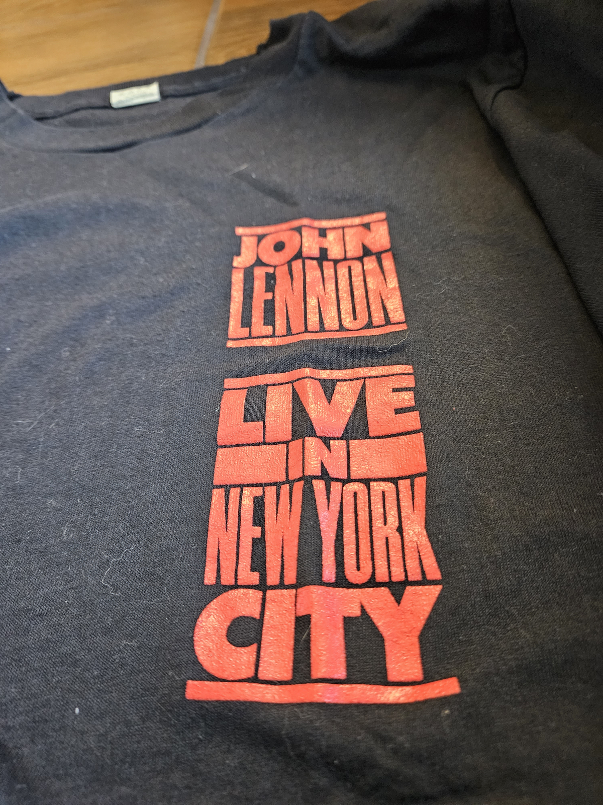 John Lennon Live in New York City Tee — reverse or detail view