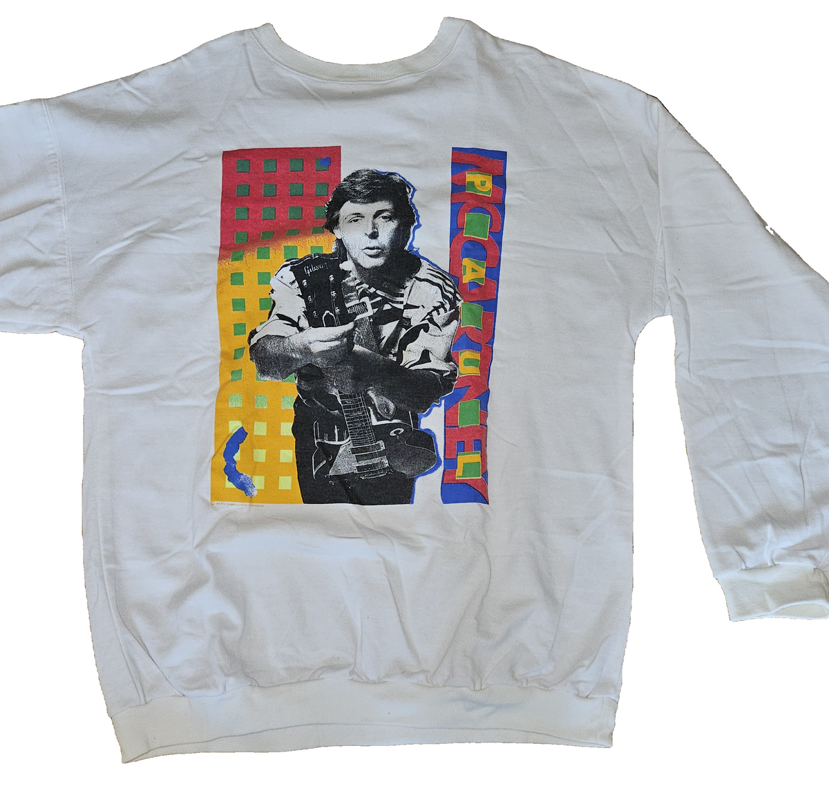 Paul McCartney World Tour 1989/90 Oslo Sweatshirt — full view