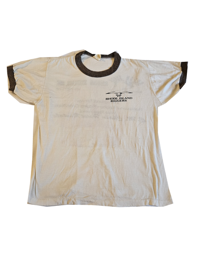Rhode Island Riggers / Ocean State Riggers Ringer Tee — full view