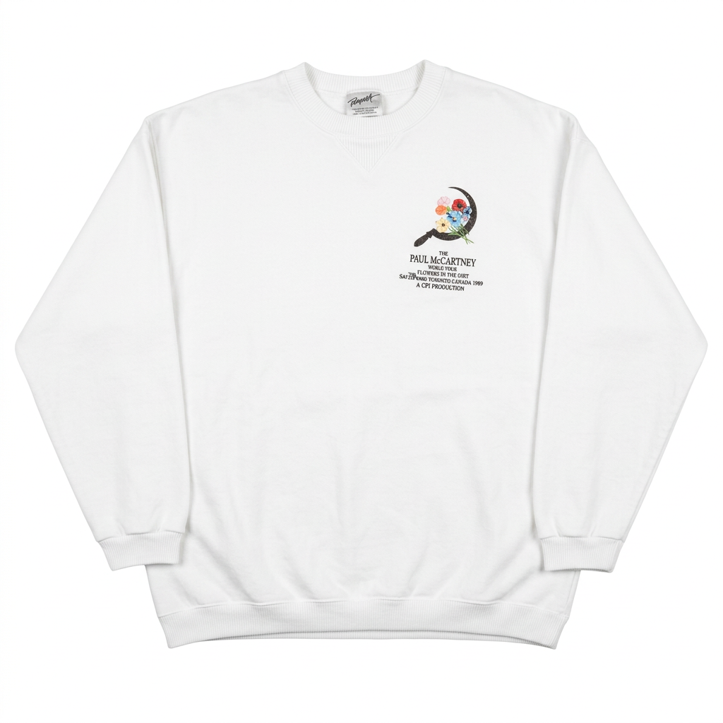 Paul McCartney 1989 Toronto SkyDome Crew Sweatshirt — full view