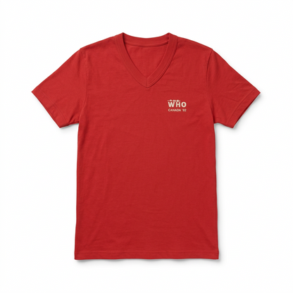 The Who 1982 Toronto Exhibition Stadium V-Neck Tee — full view