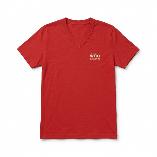 The Who 1982 Toronto Exhibition Stadium V-Neck Tee — full view