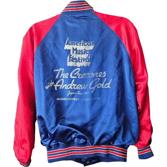 American Music Festival “The Cretones / Andrew Gold / Japan” Vintage Tour Jacket