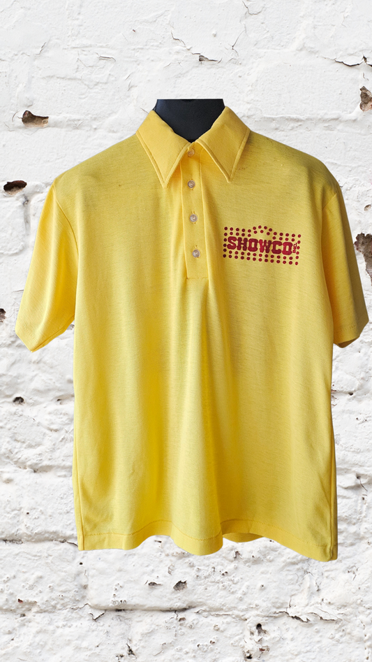 Showco James Taylor Flag Summer Tour Polo 1979 (Yellow)