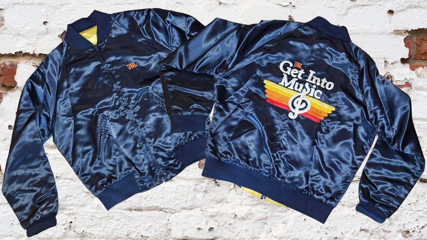 JBL "Get Into Music" Satin Bomber Jacket