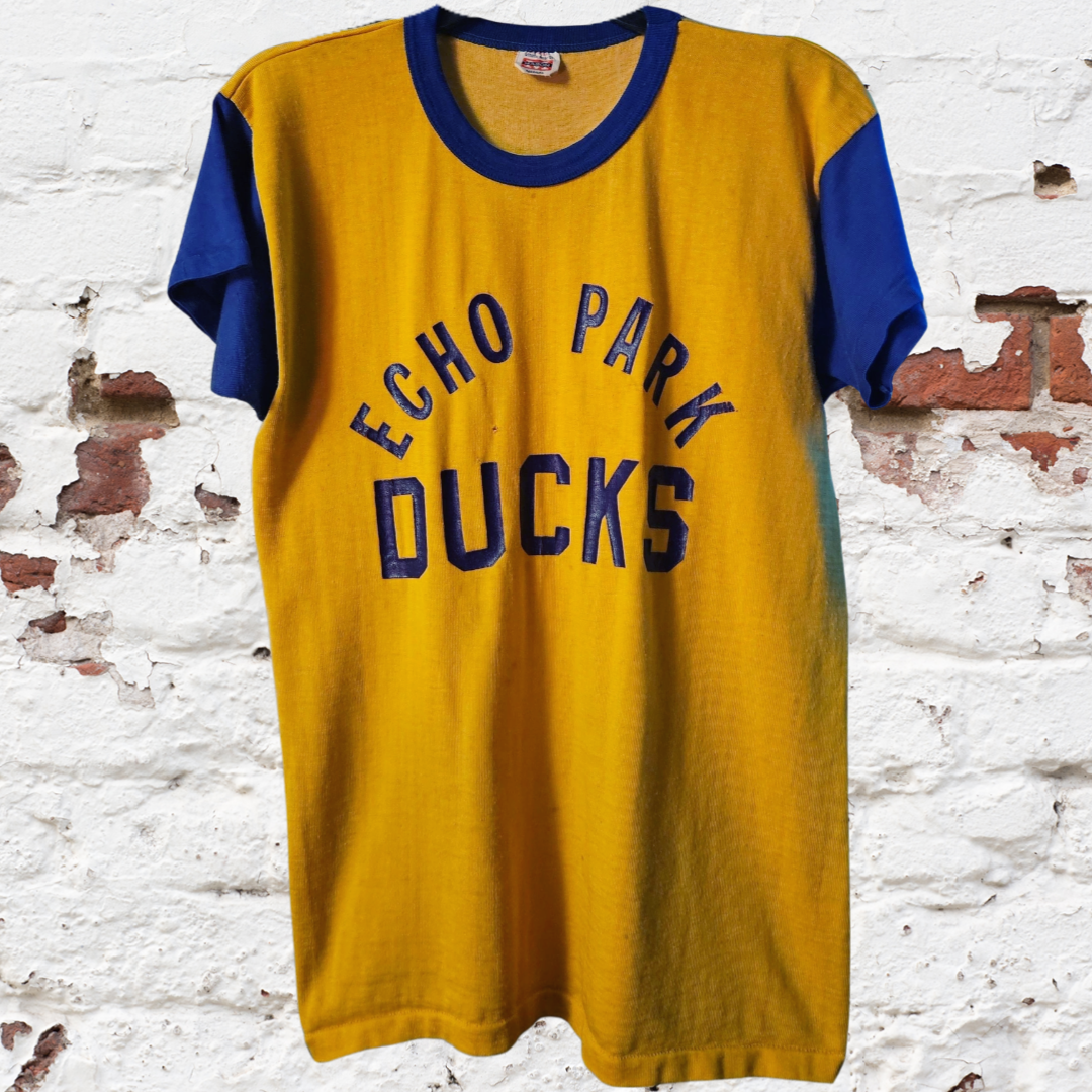 Echo Park Ducks Jersey (Yellow/Purple) Vintage Shirt