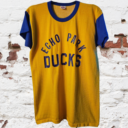 Echo Park Ducks Jersey (Yellow/Purple) Vintage Shirt