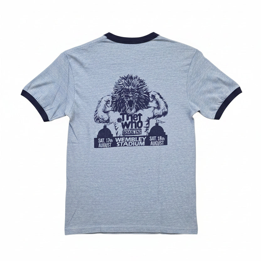 The Who SHOWCO Crew Ringer Tee – Wembley Stadium 1979, DK Collection (Size Medium)