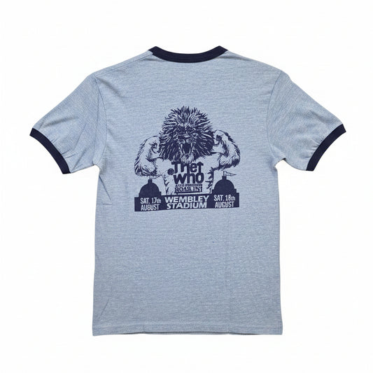 The Who SHOWCO Crew Ringer Tee – Wembley Stadium 1979, DK Collection (Size Medium)