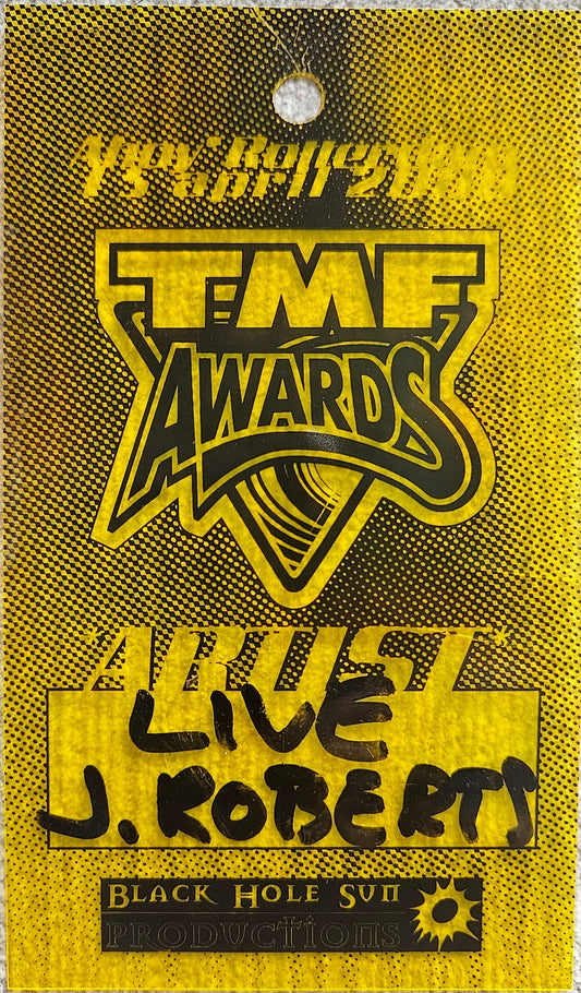 Live – TMF Awards Laminate | Johnny "JW" Roberts Closet